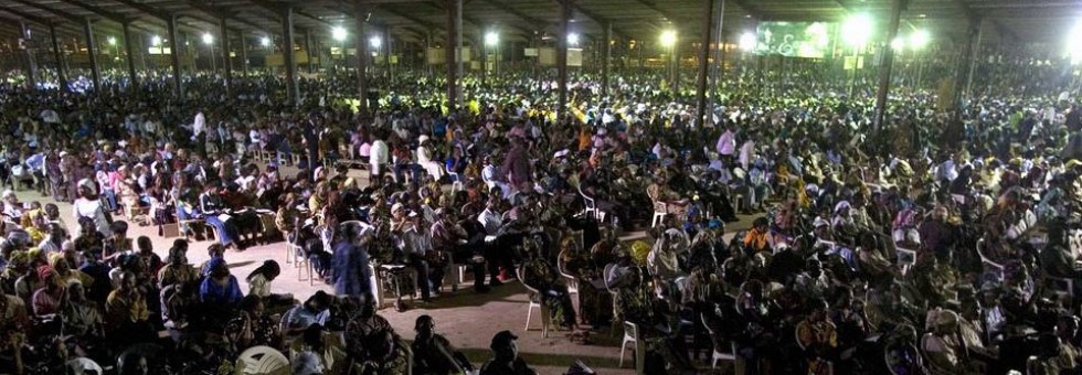 Worshippers Troop to Convention’s Holy Ghost Service