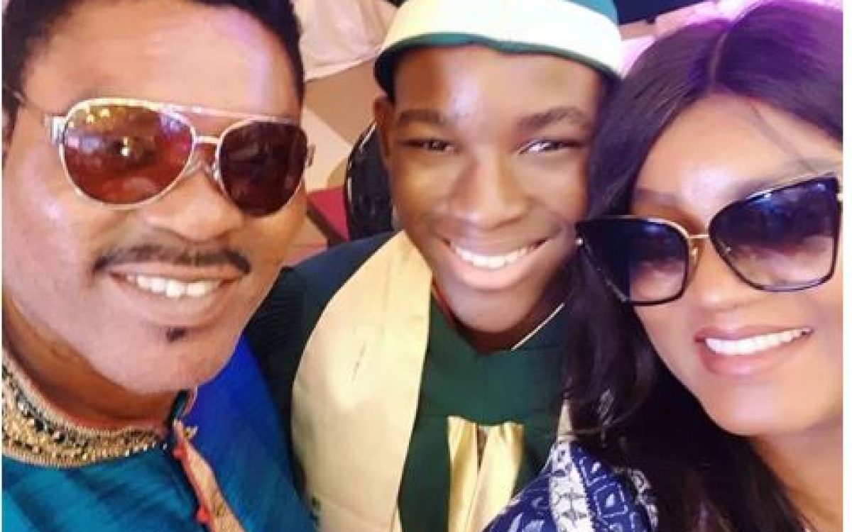 Omotola Proud As Son Graduates