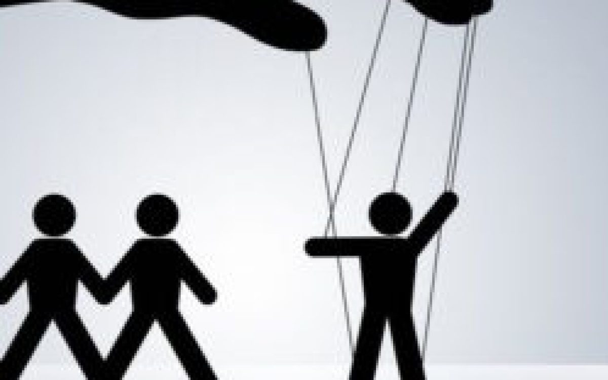 three puppets
